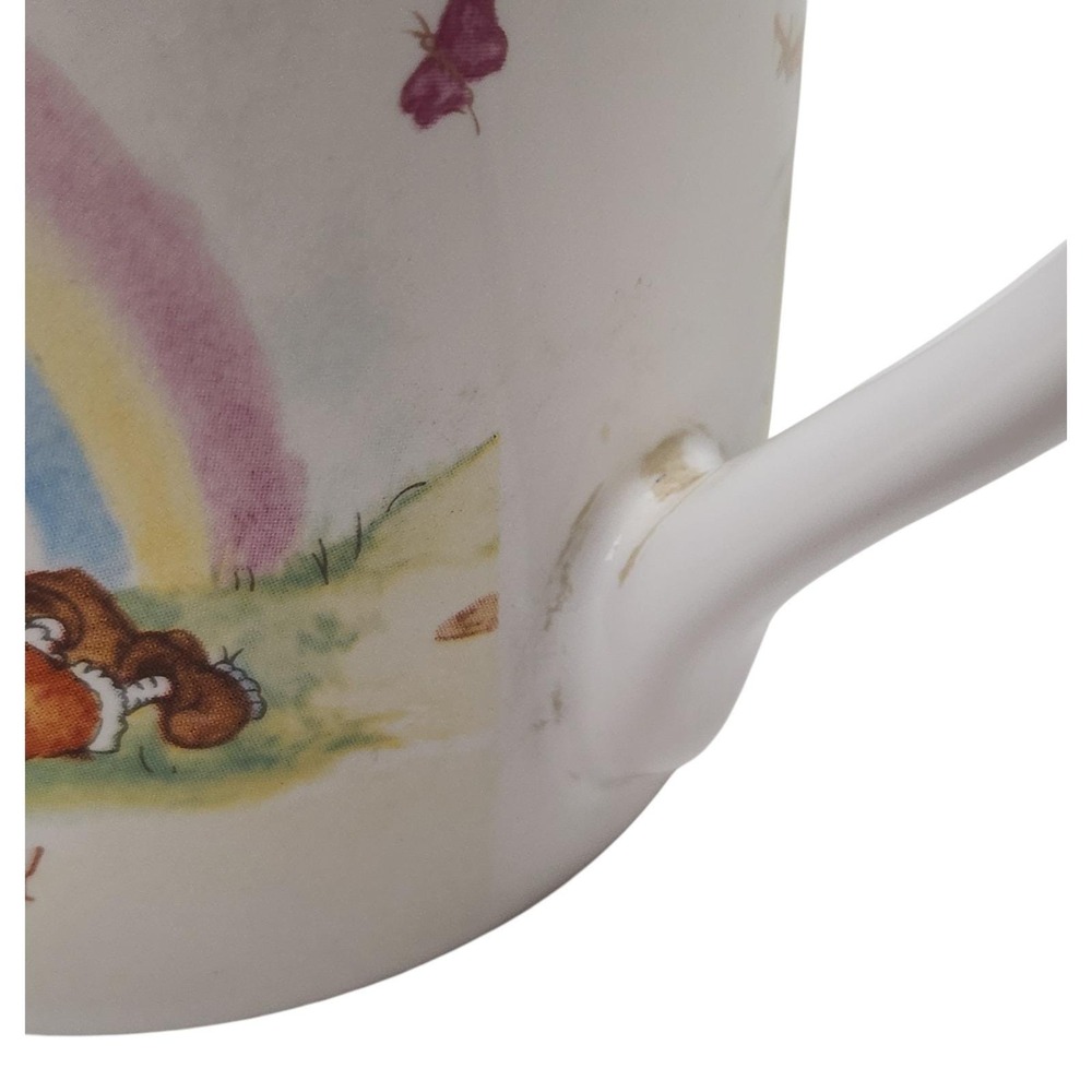 Vintage 1983 Hallmark Mug Mates Betsey Clark White Rainbow Friendship Kawaii 80s - Picture 7 of 7